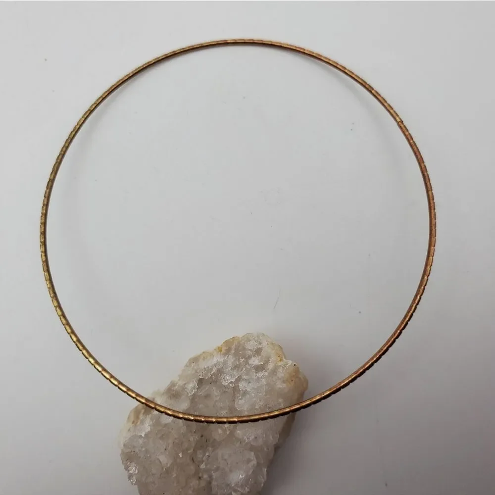 Copper rose gold‎ tone bracelet slider B1640